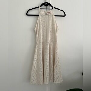 Cream Lace Dress